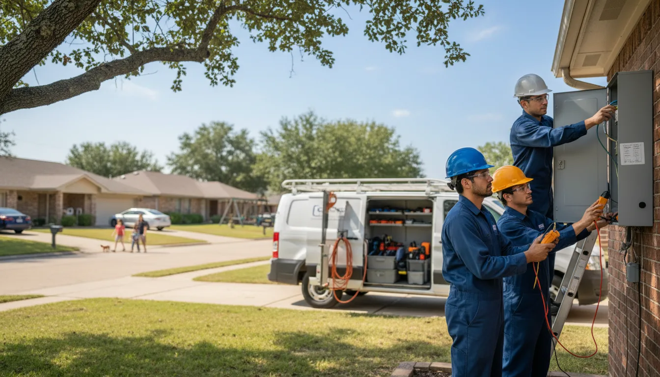 Certified electrician providing emergency electrical services in Lakeland, GA